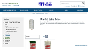 Memphis Net - Braided Seine Twine