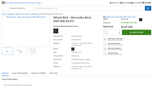 Mercedes-Benz - Wheel Bolt