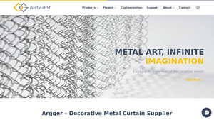 Mesh Curtains - Decorative Metal Drapery