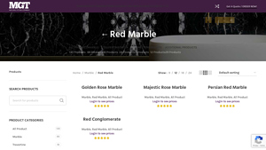 MGT Stone Co - Red Marble