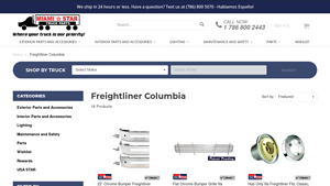 Miami Star - Freightliner Columbia Bumpers