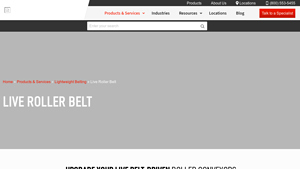 Miconveyance Solutions - Live Roller Belting System