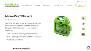 Micro-Pak® - Anti-Microbial Stickers