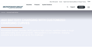 Micropower - AGV Battery & Charger Solutions
