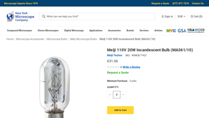 Meiji - 110V 20W Incandescent Bulb
