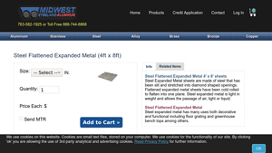 Midwest Steel Supply - Steel Flattened Expanded Metal