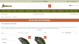 Military 1st - Camouflage Umbrellas