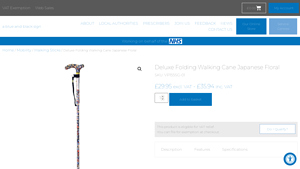 Millbrook Healthcare - Deluxe Folding Walking Cane