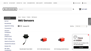 Milspec Wiring - RaceGrade 6 Axis (IMU)