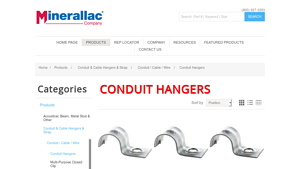 Minerallac - Conduit Hangers & Clips