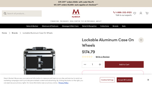 Minerva Beauty - Lockable Wheeled Beauty Case