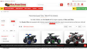Nitro Motors - Petrol Kids Quads 125cc