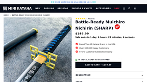 Minikatana - Muichiro Nichirin (SHARP)