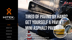 Minipaver - Pavijet MG6 & MG7 Asphalt Pavers