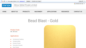 Minox Metal - Bead Blast Gold