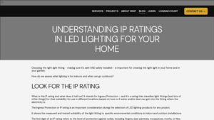 Mint Lighting - IP Ratings in LED Lighting