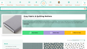 Missouri Quilt Co - Gray Quilt Fabric