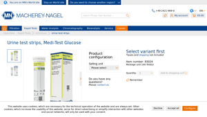 MACHEREY-NAGEL - Medi-Test Glucose Urine Test Strips
