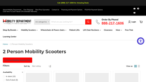 Mobility Department - Key Products