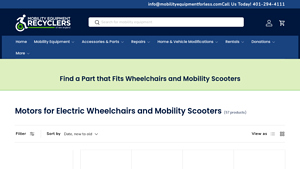 Mobility Equipment - Replacement Motors for Power Chairs and Scooters