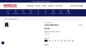 Modells - Custom Fight Shorts