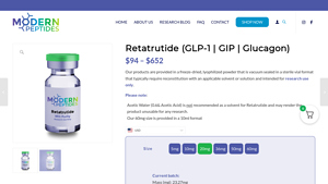 Modern Peptides - Retatrutide