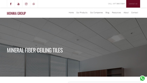 Monika Group - Mineral Fiber Ceiling Tiles