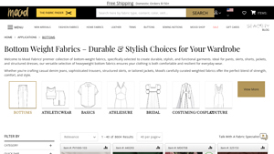 Mood Fabrics - Bottom Weight Fabrics
