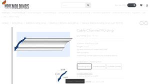 More Than Moldings - Cable Channel Molding