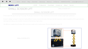MORN LIFT - Mini Scissor Lifts