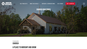 Morton Buildings - Steel Church Construction