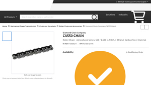 Diamond Chain - CA550 Roller Chain