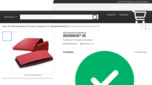 Motion - Mi Conveyance Solutions RedDrive® 45 Roller Drive Belt