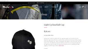 MotoChic Gear - Light Up Baseball Cap