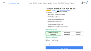 Michelin - 275/80R22.5 XZE