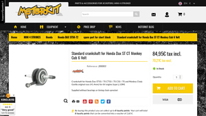 Honda - Standard Crankshaft for 6V Models