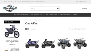 MotoTec - Rex 110cc & Bull 125cc Kids Gas ATVs