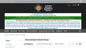 CBS - Borosilicate Sheet Glass