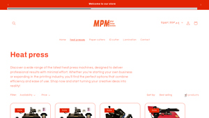 MPM - 5 in 1 Digital Heat Press Machine