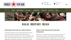 MRE STAR - Halal Certified Meals