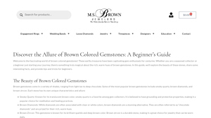 Brown Jewelers - Brown Gemstones