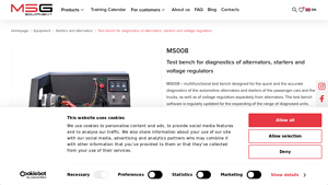MSG Equipment - Test Bench MS008