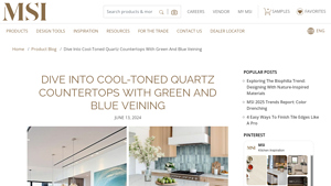MSI - Cool-Toned Quartz Countertops