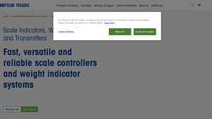 METTLER TOLEDO - IND700 & IND400 Weighing Indicators
