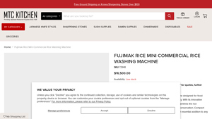 Fujimak - Rice Mini Commercial Washing Machine