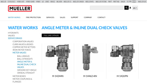 Mueller Co. - Angle Meter & Inline Dual Check Valves