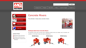Multiquip - Heavy-Duty Concrete Mixers