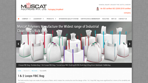 Muscat Polymers - 1 & 2 Loops FIBC Bags