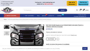 MVP Truck Parts - MVP DEER GUARD Replacement for Freightliner Cascadia
