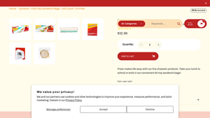 MW Polar - Dynamic Fold Top Sandwich Bags